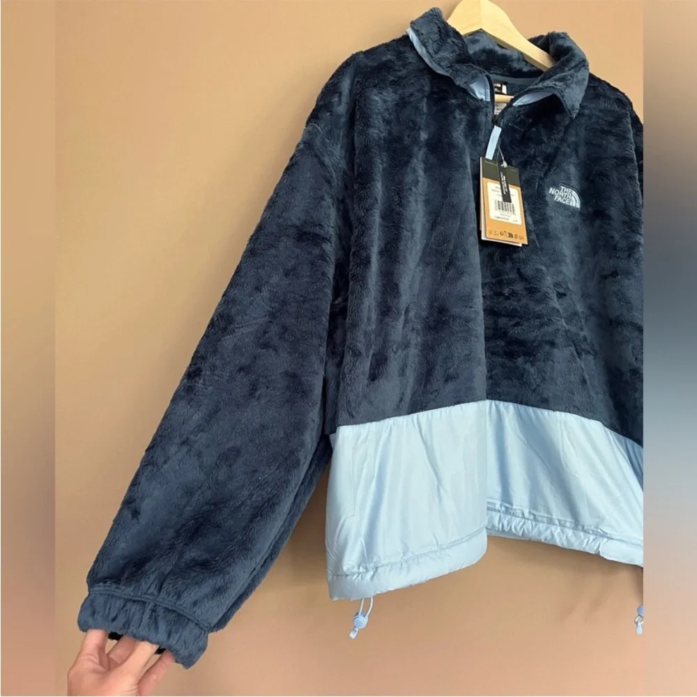 {The North Face} Novelty Osito Pullover Jacket in Blue - Womens XXL - NWT - Picture 5 of 15